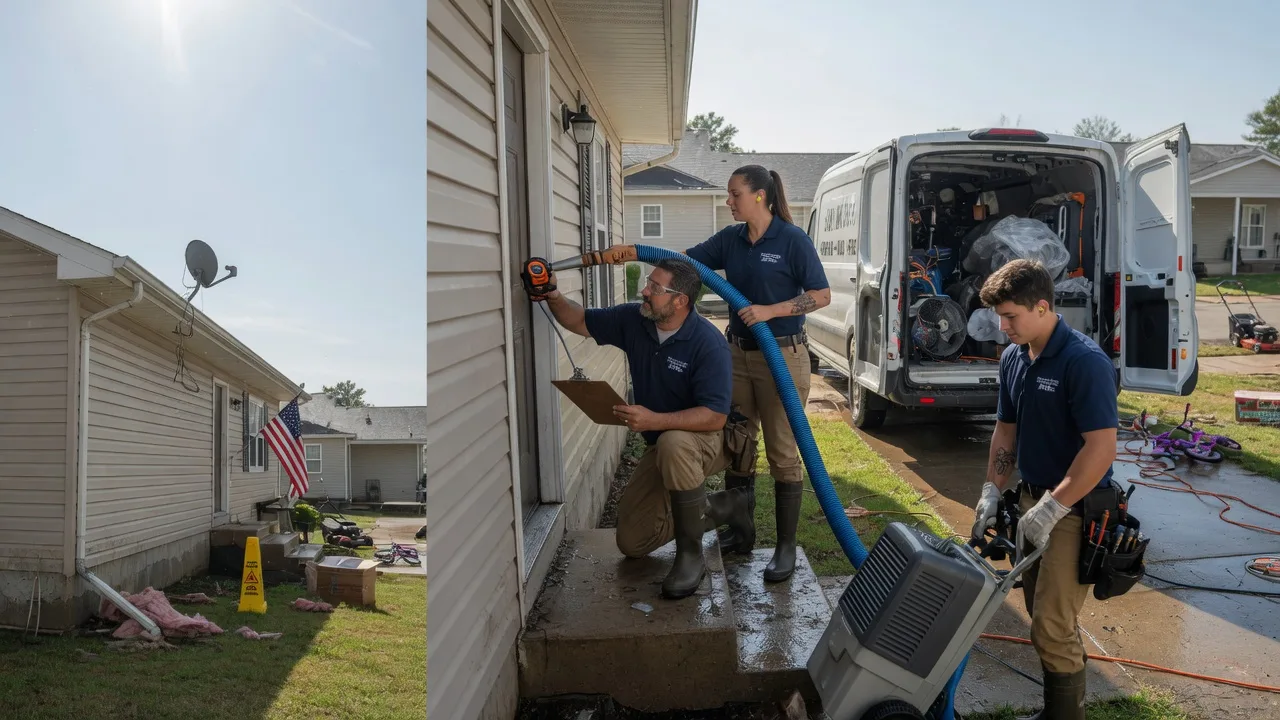 Ceiling Water Damage Restoration in Midlothian, MD near me
